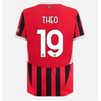 Camiseta AC Milan Theo Hernandez #19 Primera Equipación Replica 2024-25 mangas cortas